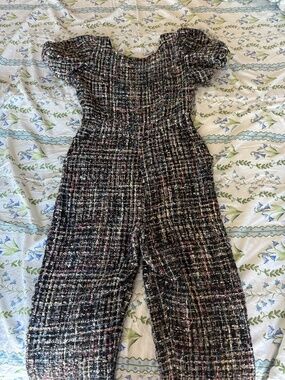 Ivy City Roxie Tweed Jumpsuit